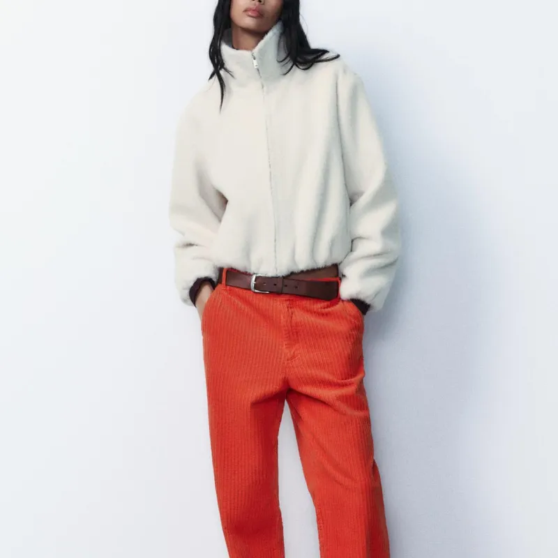 ZARA Jacket Women's Natural Color-2