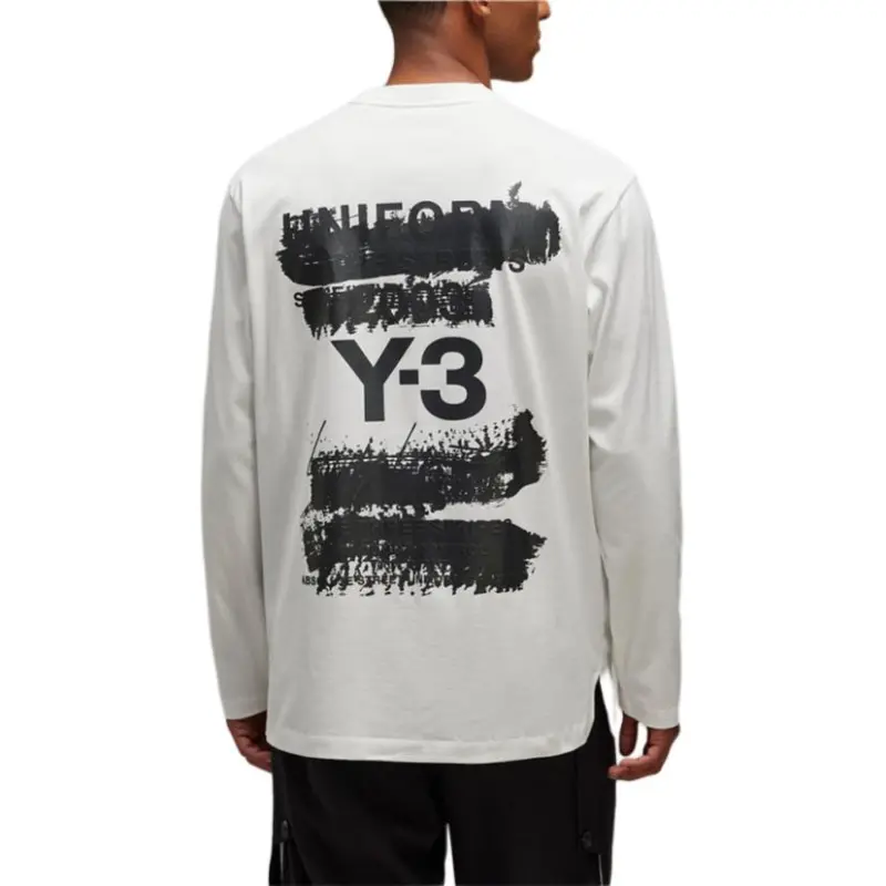 Adidas Free Shipping With AdiClub Y 3 Graphic Long Sleeve Tee-4
