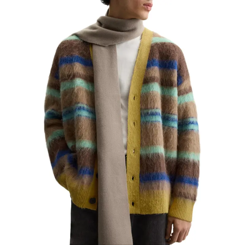 ZARA Knitwear Men Yellow-4