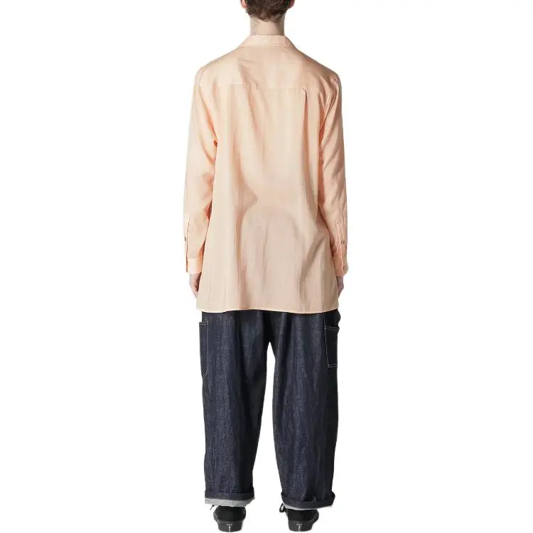 Yohji Yamamoto Y's For Men FW24 Shirt Men's Salmon Pink-4