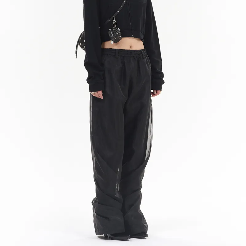 WE11DONE Casual Pants Unisex Black-4