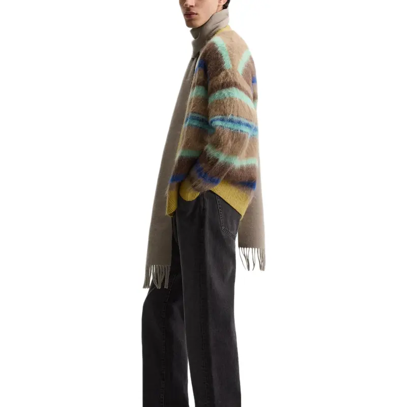ZARA Knitwear Men Yellow-3