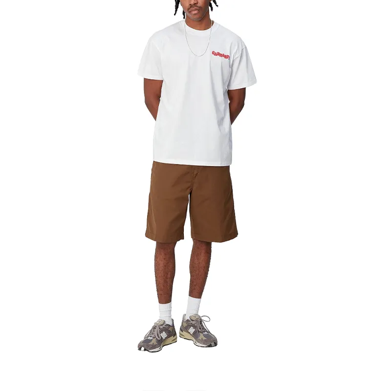 Carhartt WIP SS24 S/S Fast Food T Shirt T Shirt Men's White-4