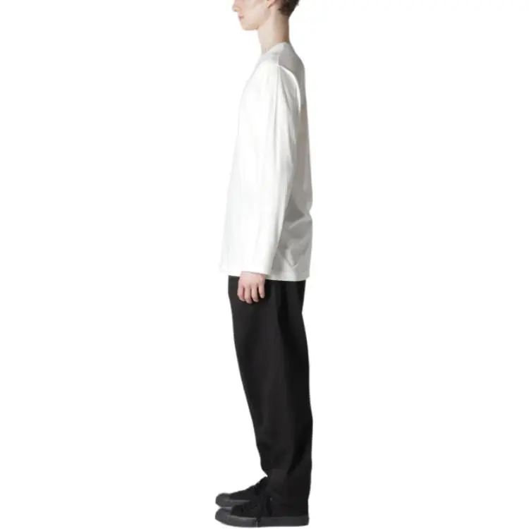 Yohji Yamamoto Drop Shoulder Jersey T Shirt-5