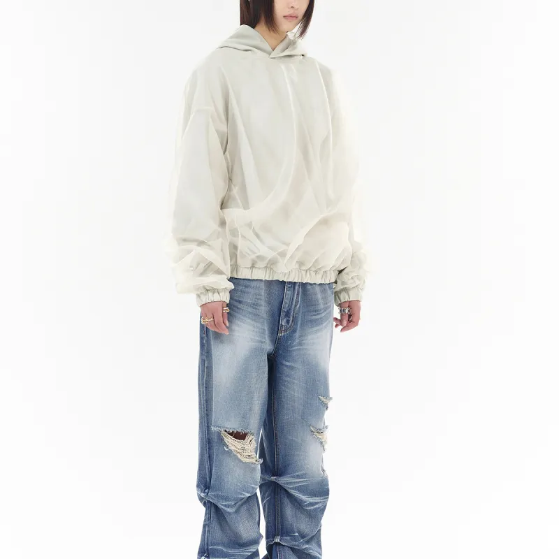 WE11DONE Jersey Hoodie-4