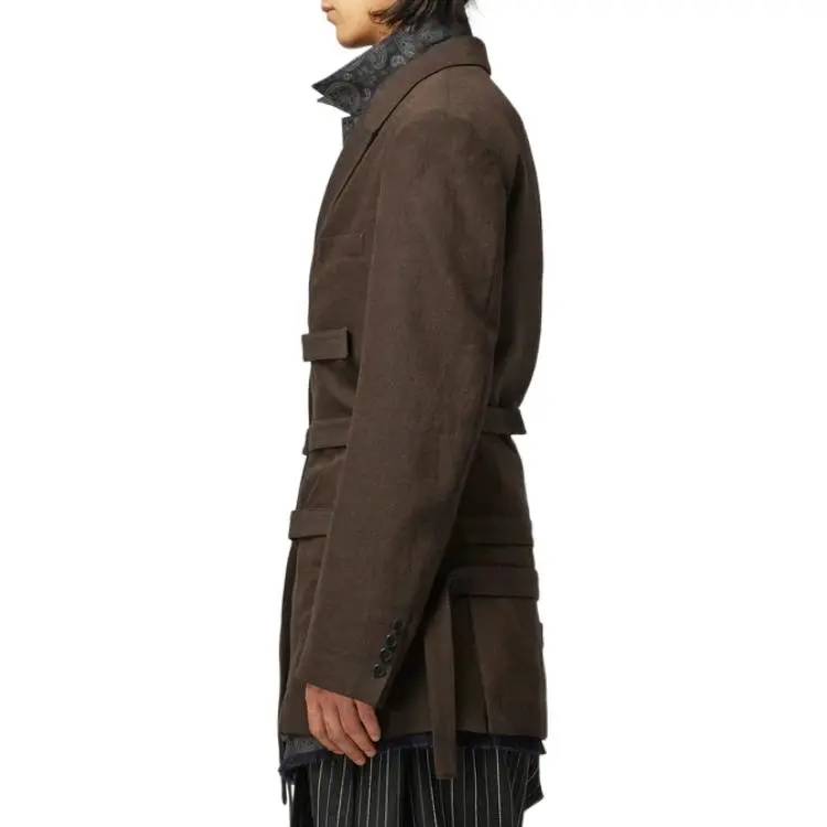 Yohji Yamamoto Jacket Men's Brown-2