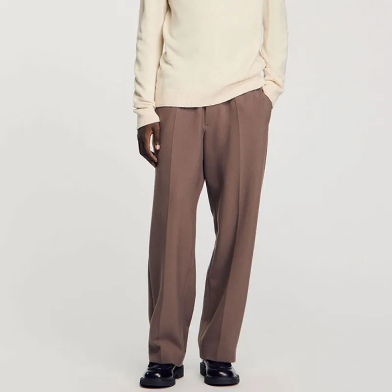 Sandro Wide leg Trousers-2