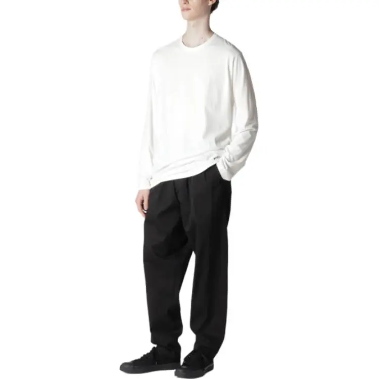 Yohji Yamamoto Drop Shoulder Jersey T Shirt-2