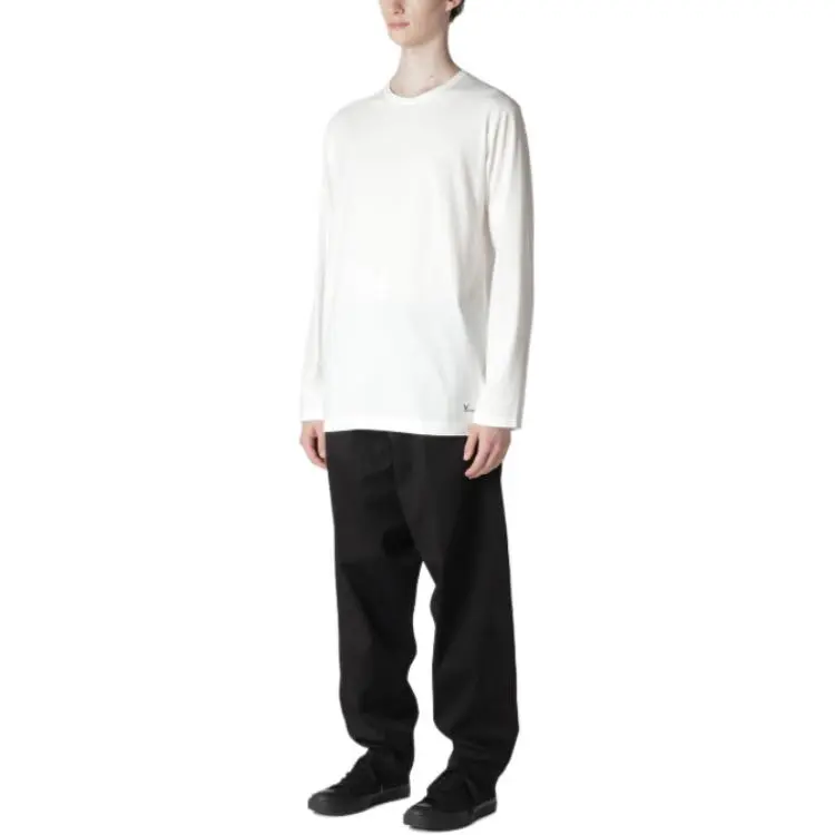 Yohji Yamamoto Drop Shoulder Jersey T Shirt-3