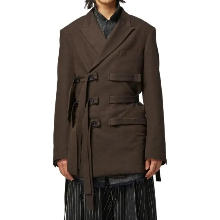 Yohji Yamamoto Jacket Men's Brown-4