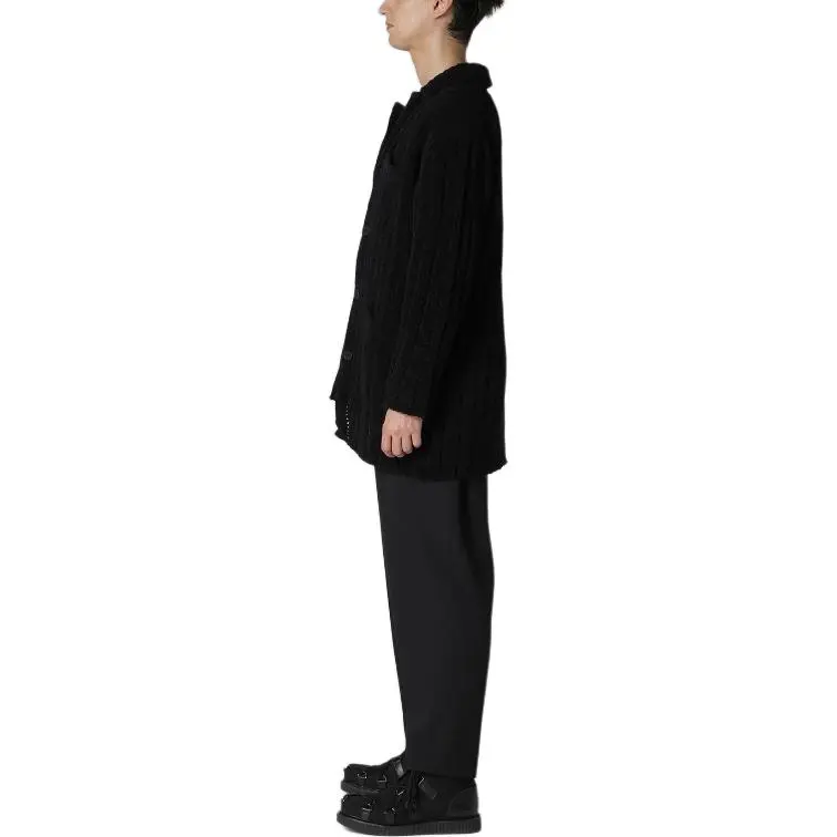 Yohji Yamamoto V neck Cardigan-6