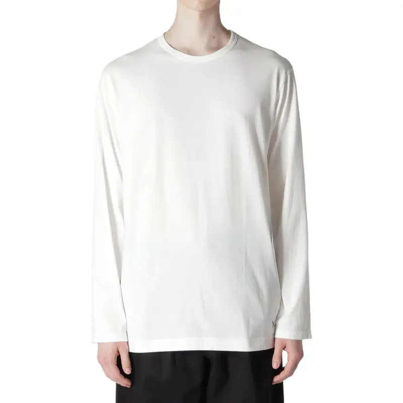 Yohji Yamamoto Drop Shoulder Jersey T Shirt-4