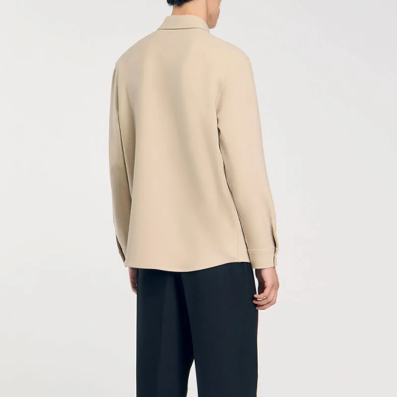 Sandro Long sleeve Jersey Shirt-2
