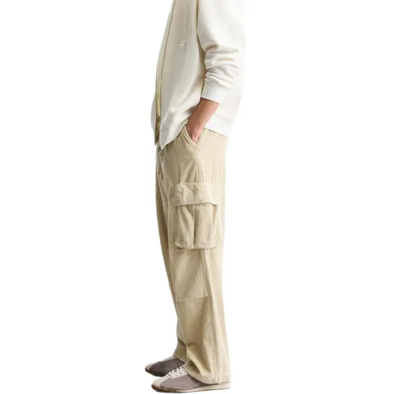 ZARA Cargo Pants Men Brown-4