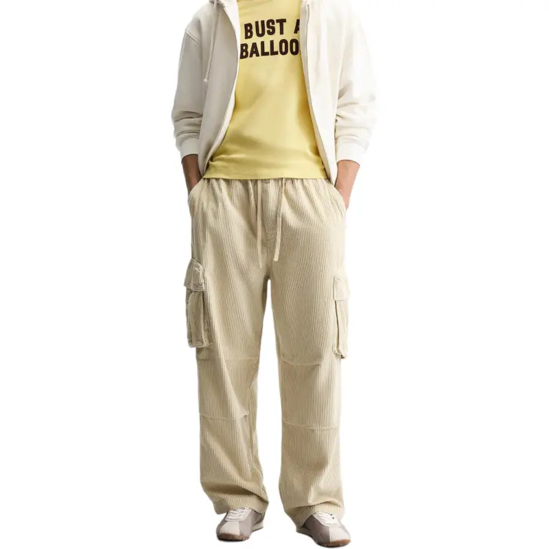 ZARA Cargo Pants Men Brown-2