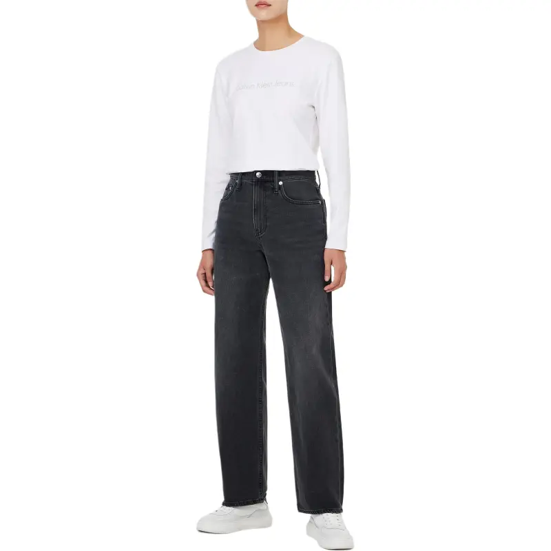 CALVIN KLEIN Jeans Women's Washed Black-5