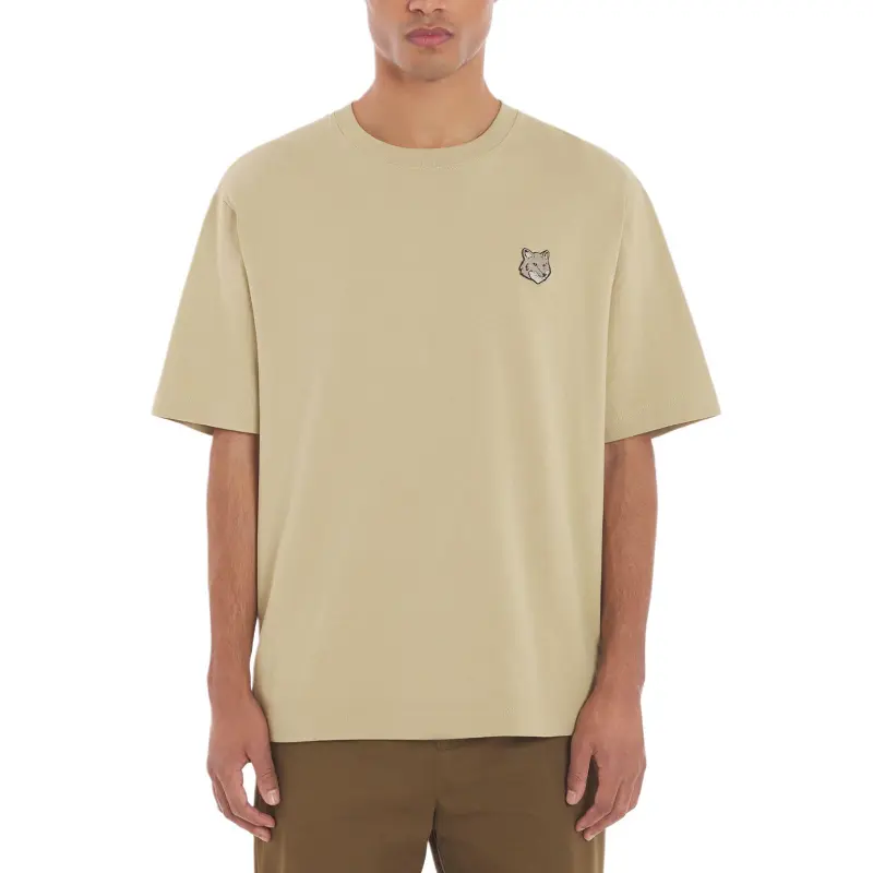Maison Kitsune Bold Fox Head Patch Crewneck T Shirt-2