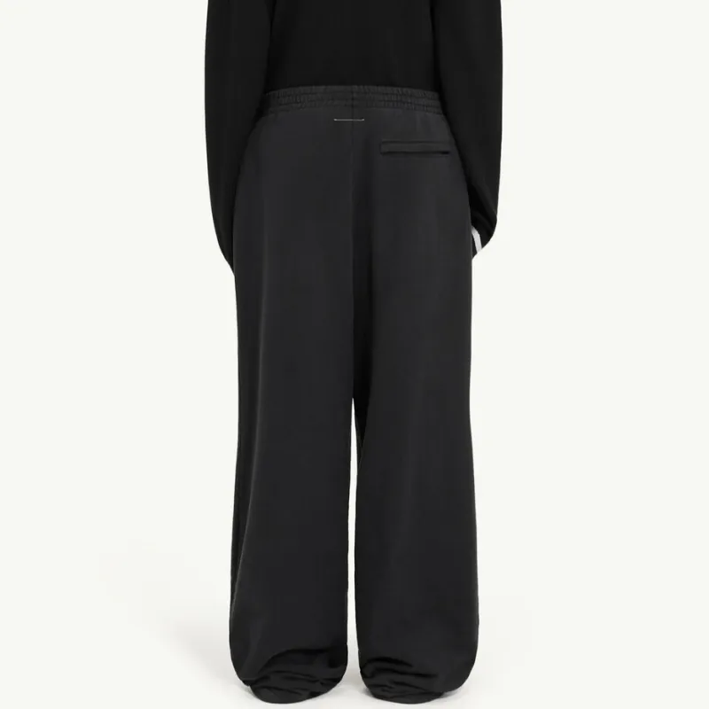MM6 Baggy Pants Washed Black-1