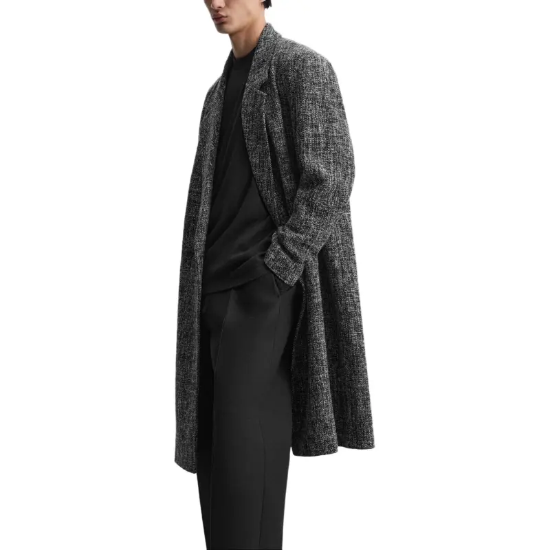 ZARA Coats Men Gray-4