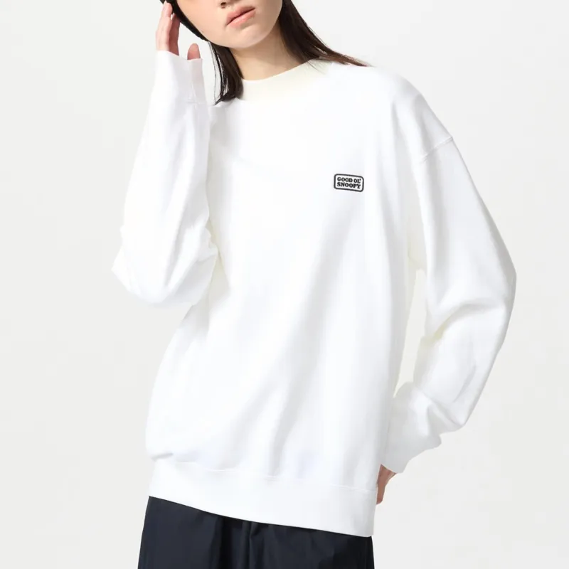 UNIQLO PEANUTS Collaboration Sweatshirt Unisex White-2