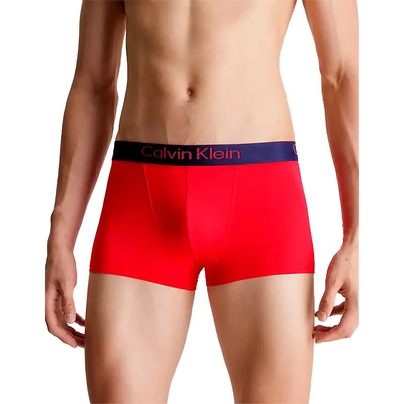 CALVIN KLEIN LOW RISE TRUNK Underpants Europe Version Men's 1 Pack Red-1