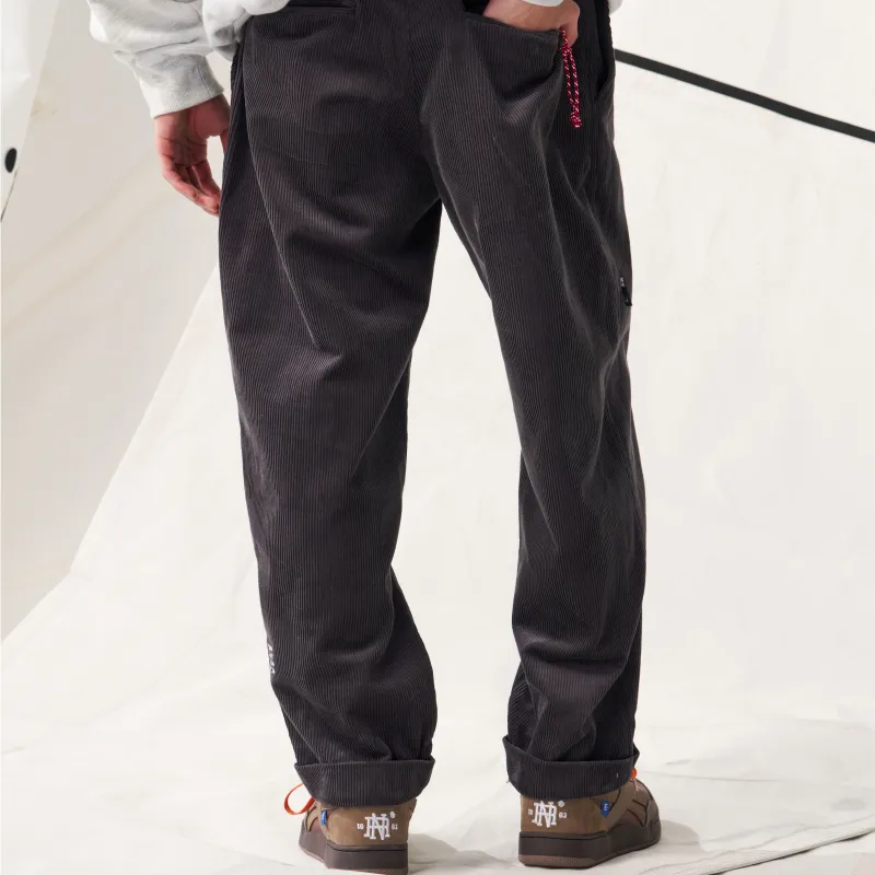 Nautica White Sail Knitted Sports Pants Men's Dark Gray-5
