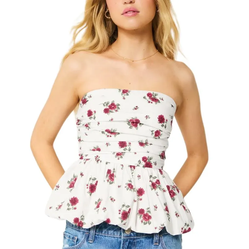 Hollister T Shirt Women's White-2