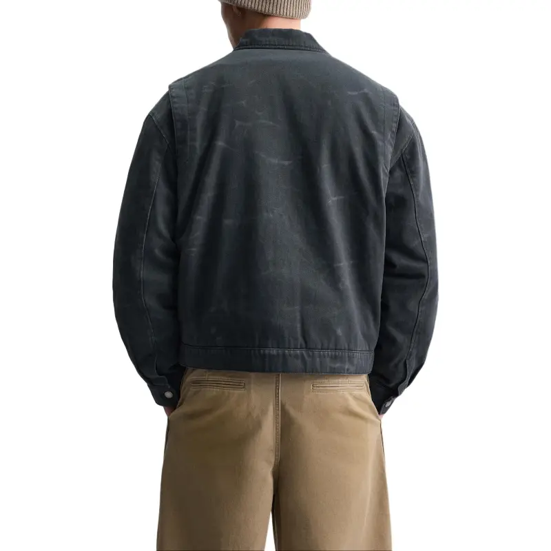 ZARA Jackets Men Blue-4