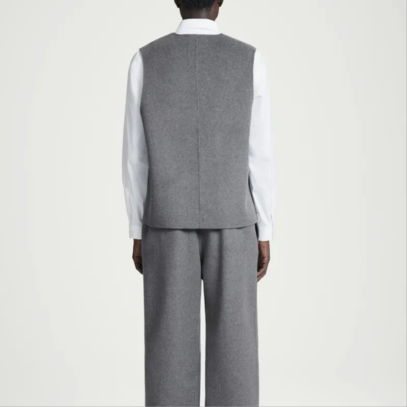 COS Tank Tops Men Gray-2