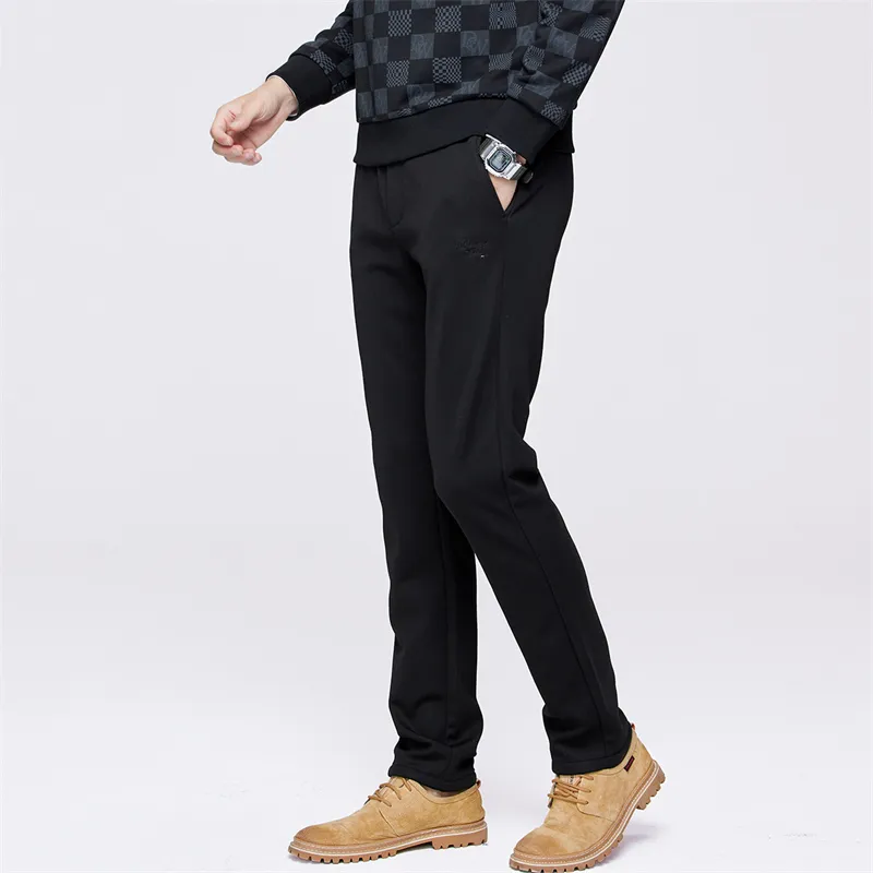 Dance With Wolves Casual Pants Men's Black-3