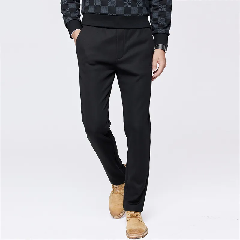 Dance With Wolves Casual Pants Men's Black-4