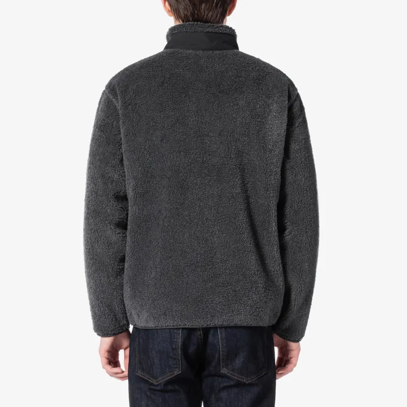 LACOSTE Velvet-feel Coat Men's Gray-2
