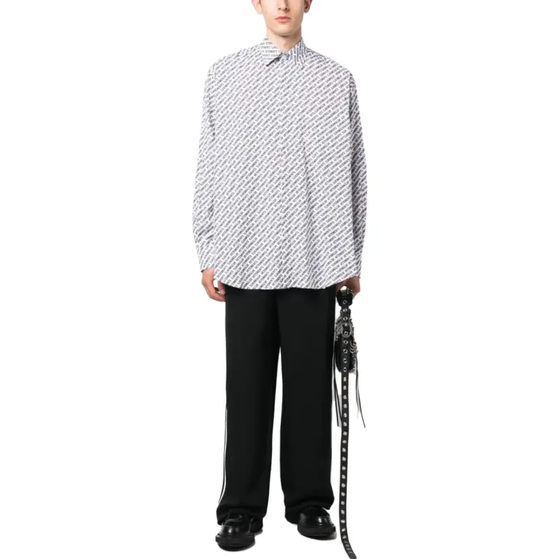 Vetements Logo Printed Long Sleeved Shirt-2