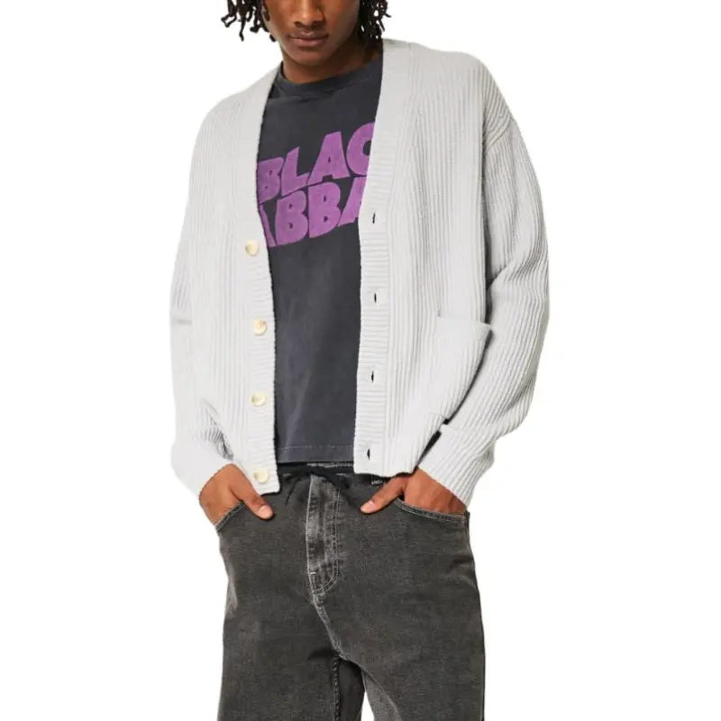 Hollister Knitwear Men's Light Gray-2