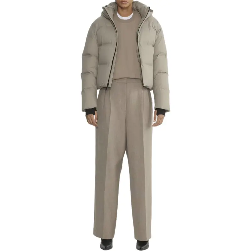ARITZIA The Super Puff2OTM Shorty - RainstopTM Down Jacket Women's Modern Taupe/Modern Taupe-3