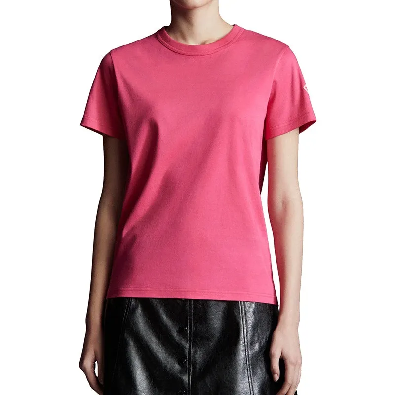 Moncler SS22 T Shirts Women's Pink-2