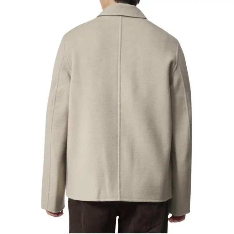 AMIPARIS Spread-collar Single-breasted Coat-6