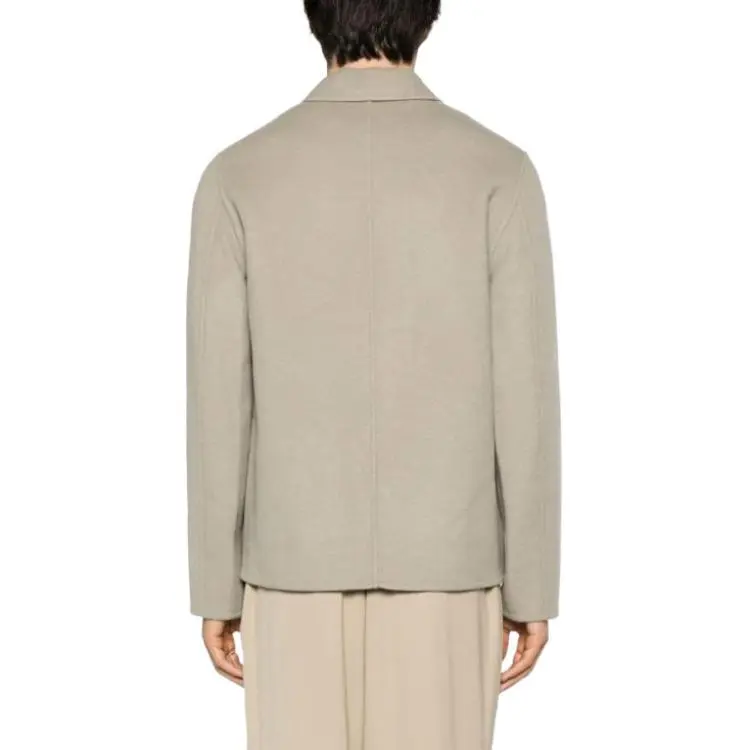 AMIPARIS Spread-collar Single-breasted Coat-2