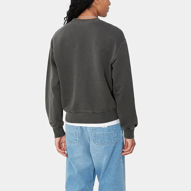 Carhartt WIP FW24 W' Nelson Sweatshirt Women's Graphite Gray-4