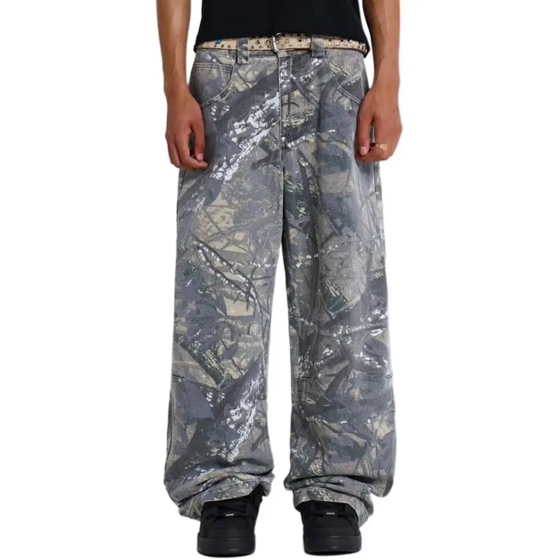 Jaded London Forest Camo Colossus Jeans Jeans Men's Camouflage-2