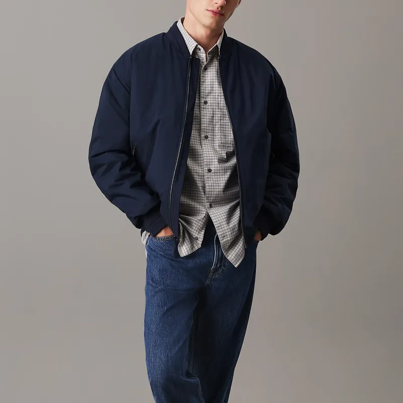 CALVIN KLEIN Jackets Coats Europe Version Men's Dark Blue Gemstone-2