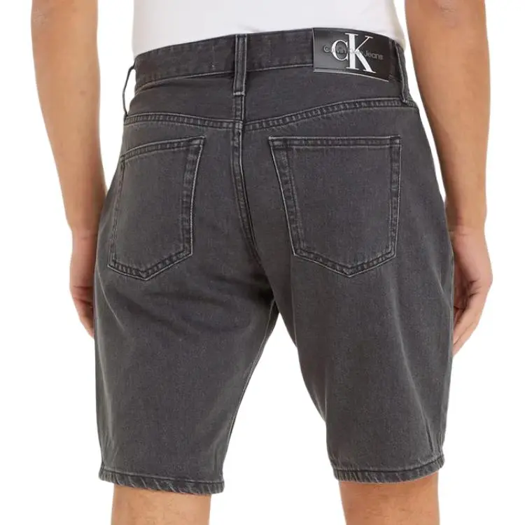 Calvin Klein Logo patch Denim Shorts-2