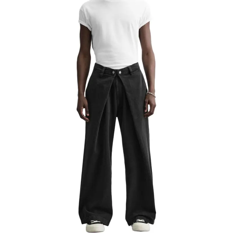 ZARA Jeans Men Black-2