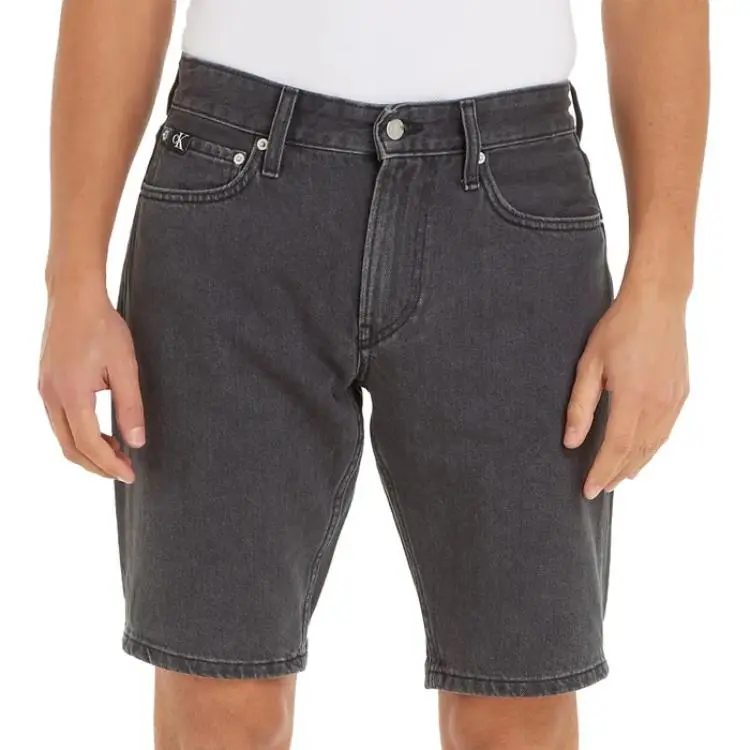 Calvin Klein Logo patch Denim Shorts-3