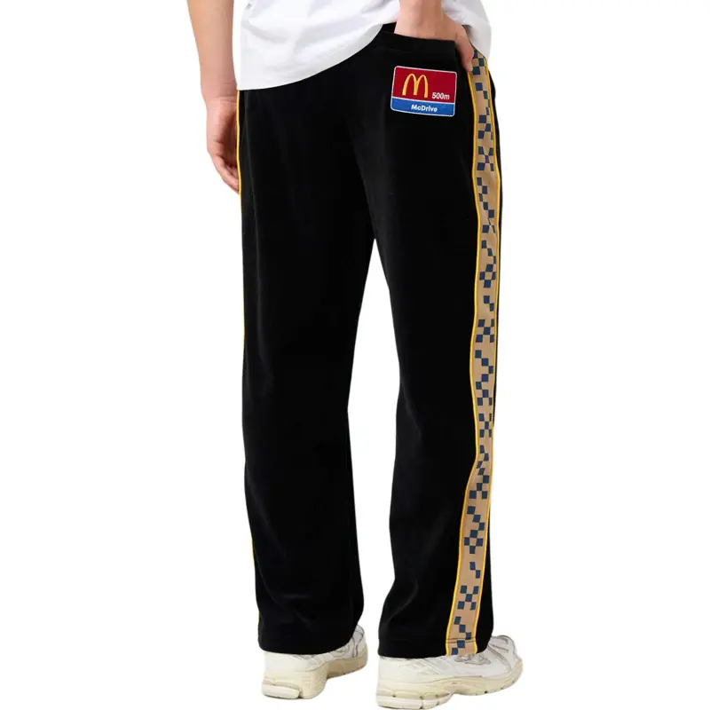 McDonald's Graniph Collaboration Knitted Sweatpants Unisex Black-3