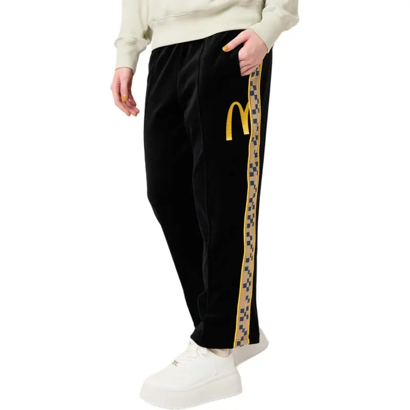 McDonald's Graniph Collaboration Knitted Sweatpants Unisex Black-4