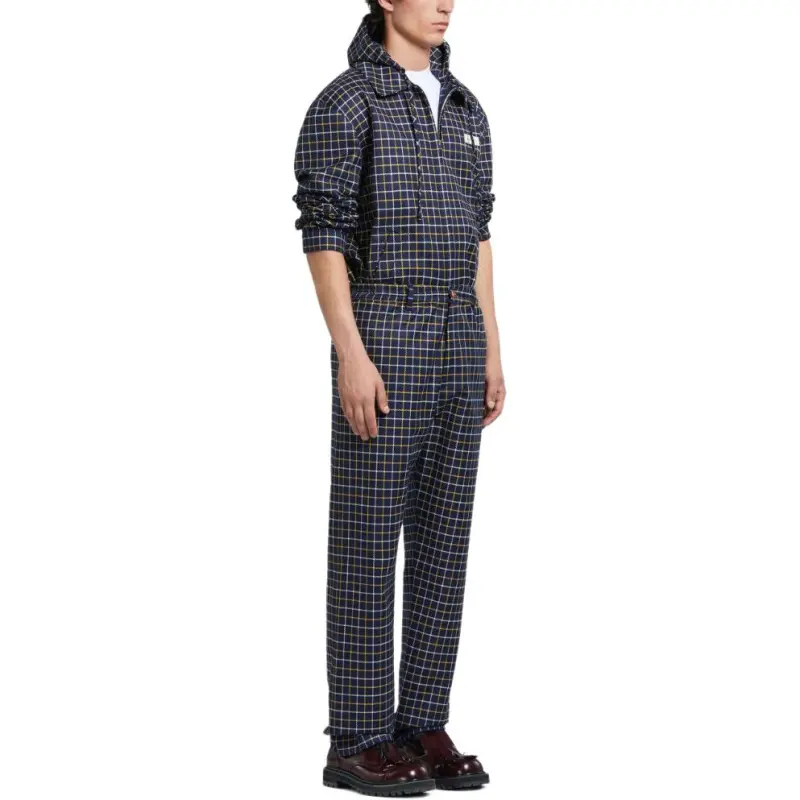 MARNI Checked Hooded Jacket-1