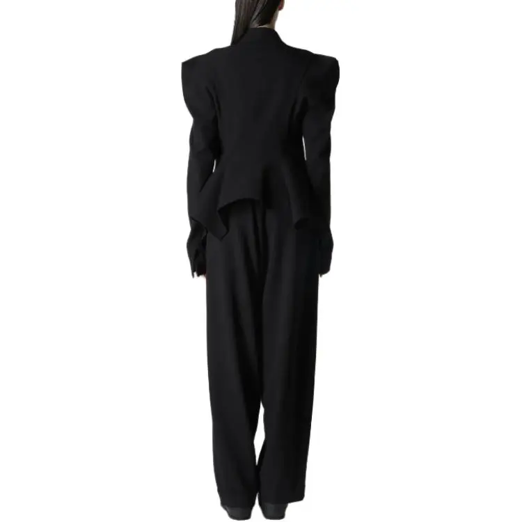 Yohji Yamamoto Damaged Gabardine sleeved Gusset Jacket-3
