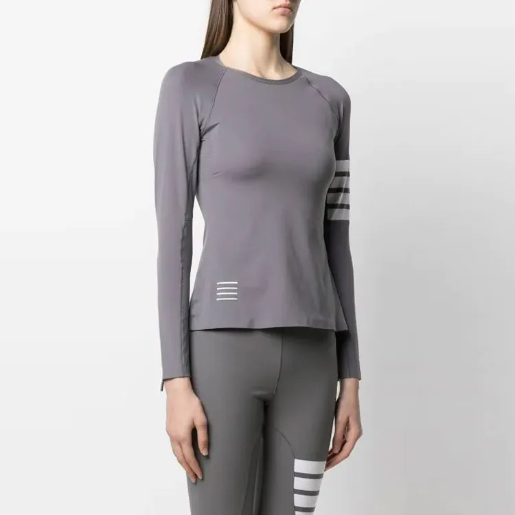 THOM BROWNE 4 Bar Compression Long sleeve Top-3