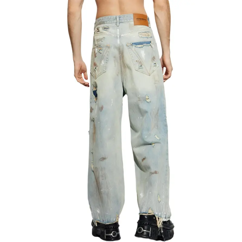 Vetements Trashed Jeans-3
